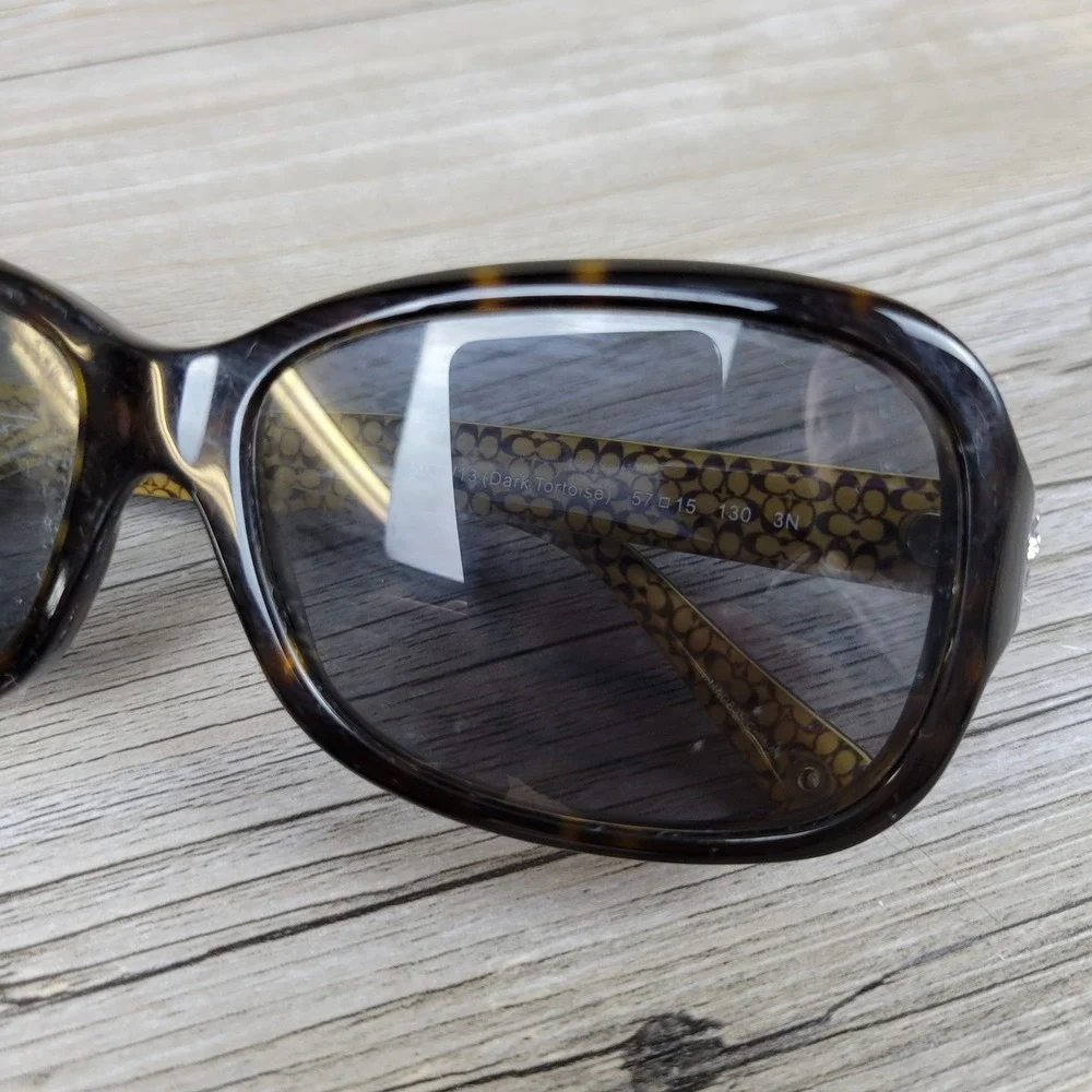Coach Sunglasses HC 8016 Ciara 5033/13 Dark Tortoise Crystal  Womens Frames Only